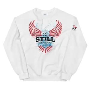 Soaring And Still Champion™ with Be Your Beast back, ASC sleeve logo men's sweatshirt