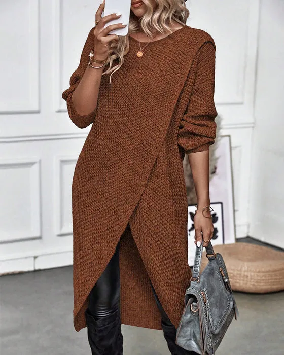 Solid Cela Sweater Dress