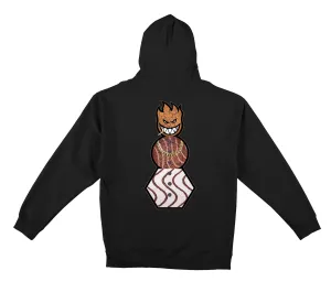 Spitfire x Quartersnacks Snackman Hoody - Black