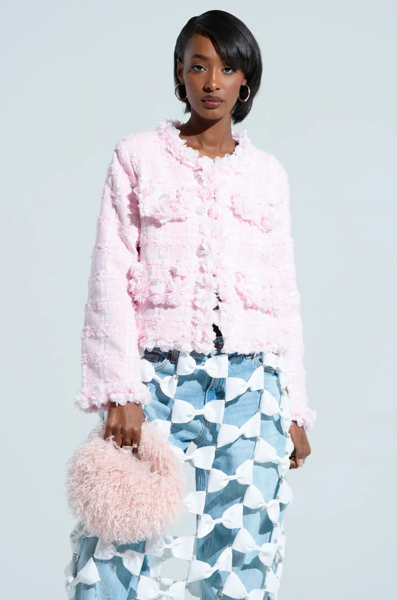 SPRINGTIME TWEED BLAZER