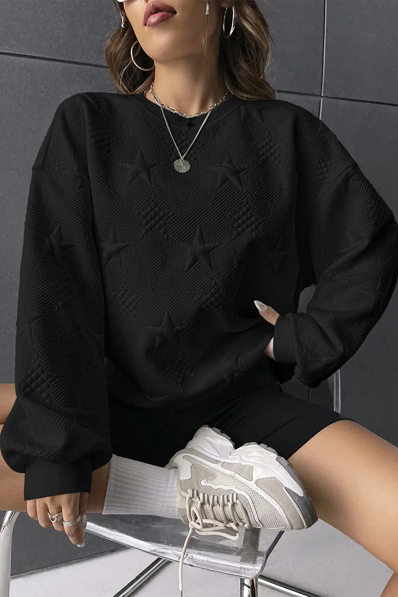 Starburst - Embossed Pullover Sweater