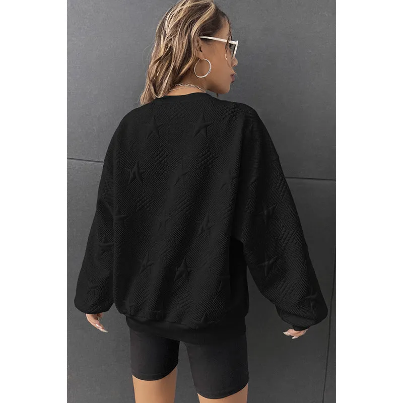 Starburst - Embossed Pullover Sweater
