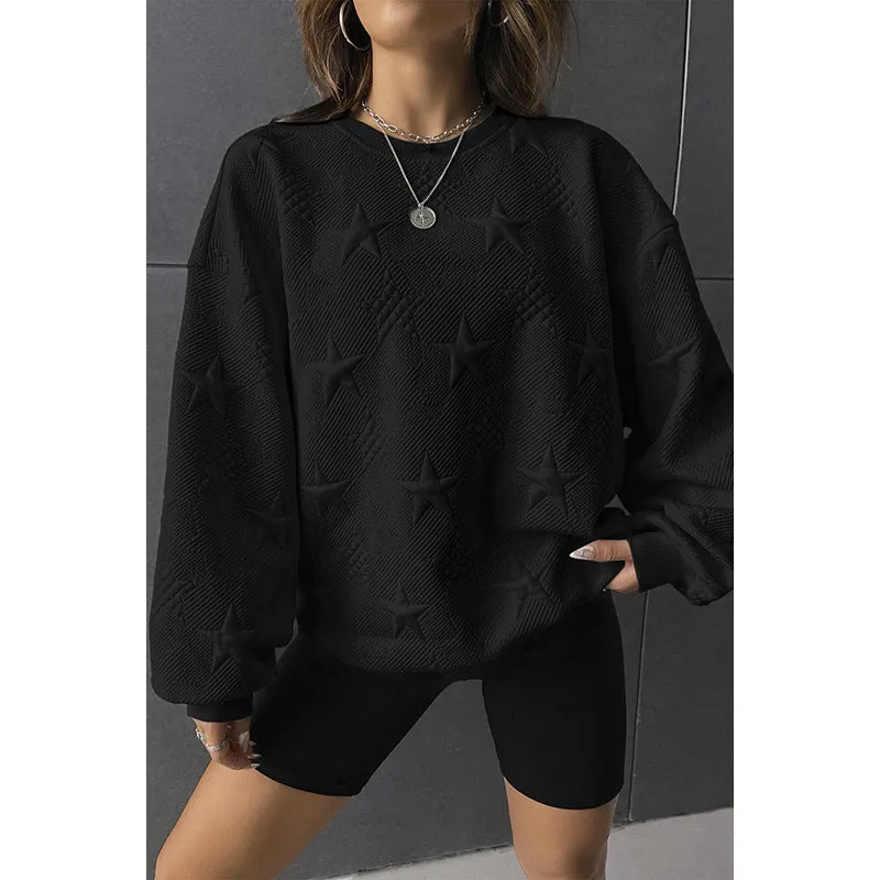 Starburst - Embossed Pullover Sweater