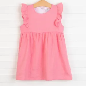 Stella Muslin Dress, Pink