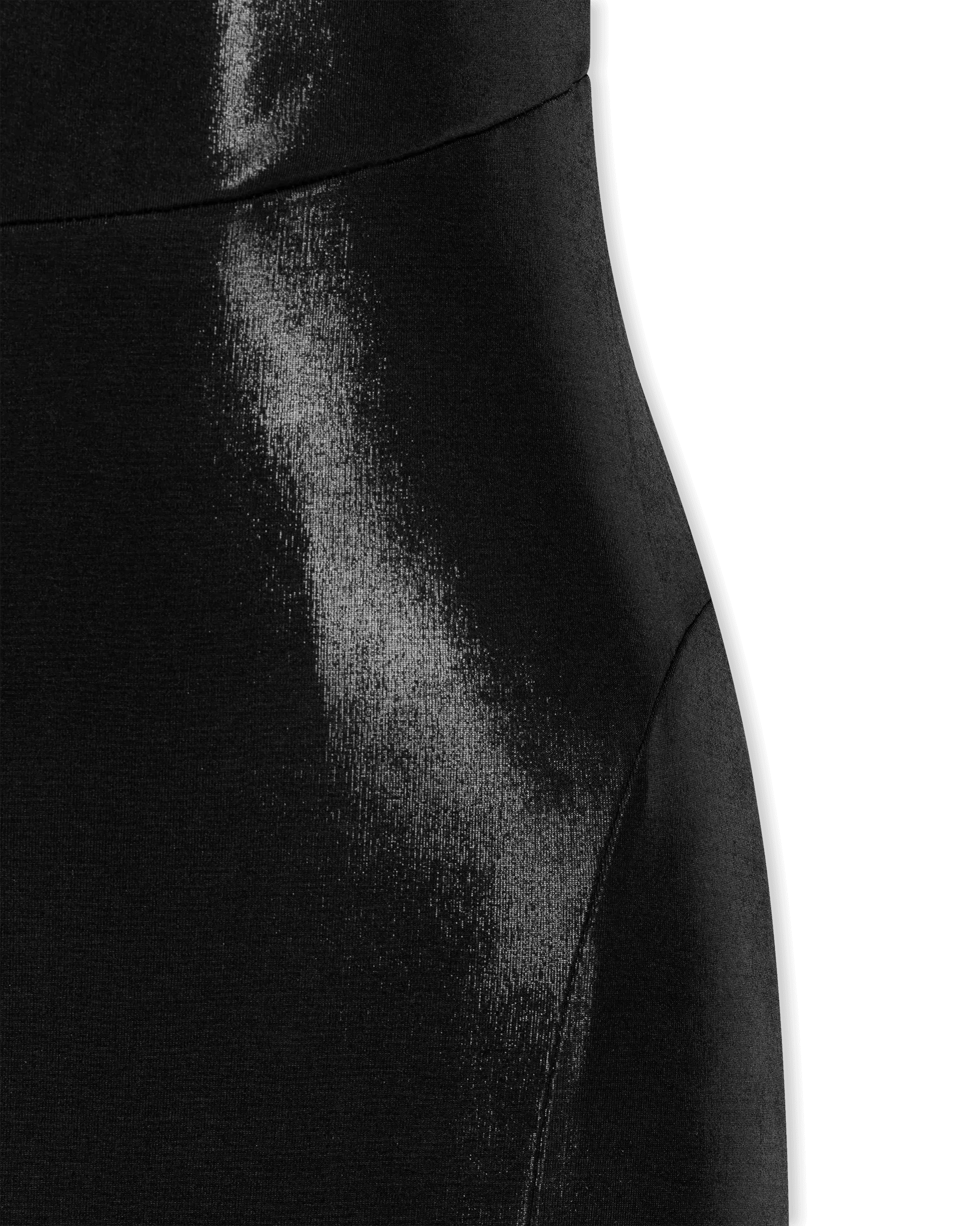Strapless Lamé Fishtail Gown
