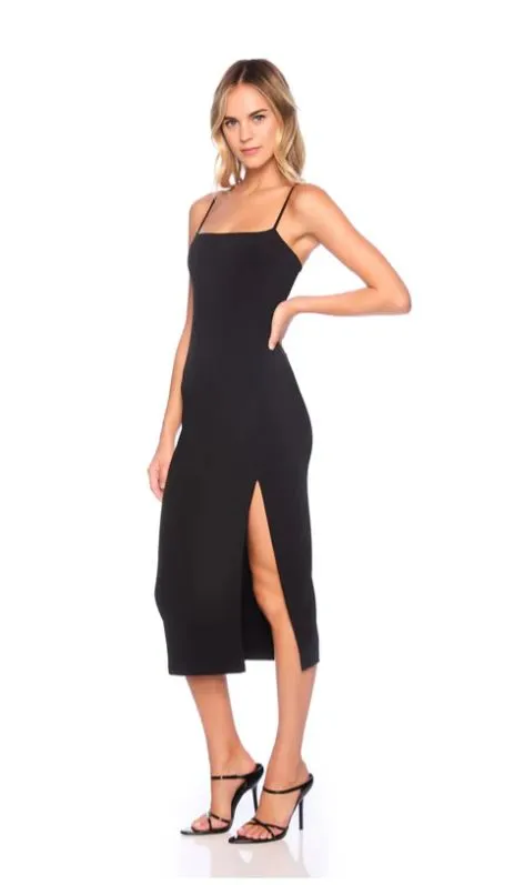 Strappy Slit Dress