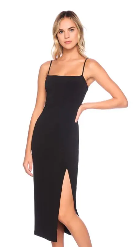 Strappy Slit Dress