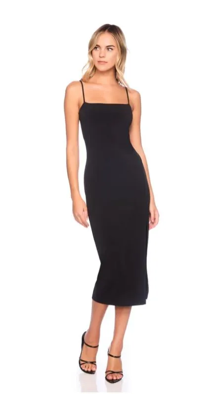 Strappy Slit Dress
