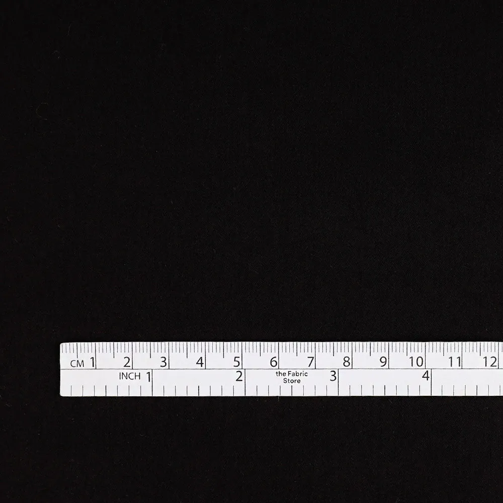 Stretch Cotton / Nylon Sateen - Black