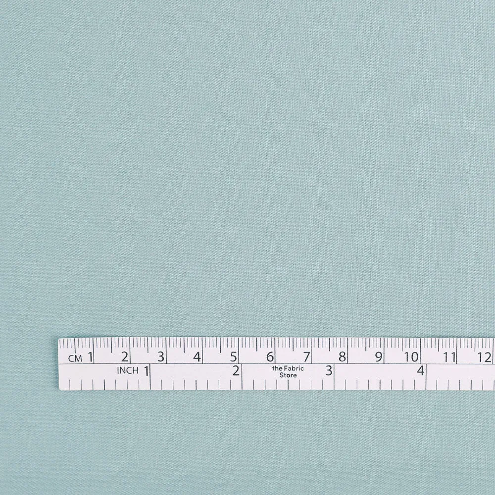 Stretch Cotton Shirting - Bayside Green