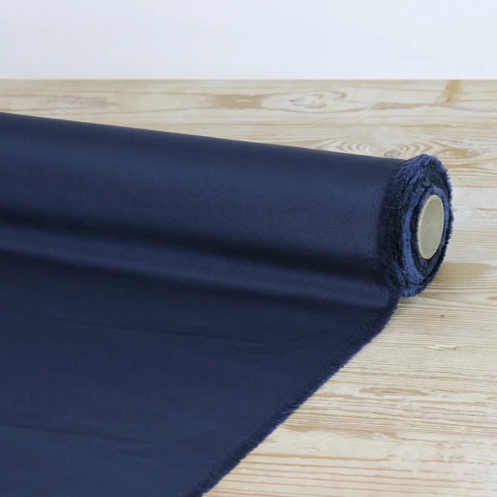 Stretch Ottoman - Navy (remnant)