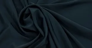 Stretch Satin Chiffon Petrol