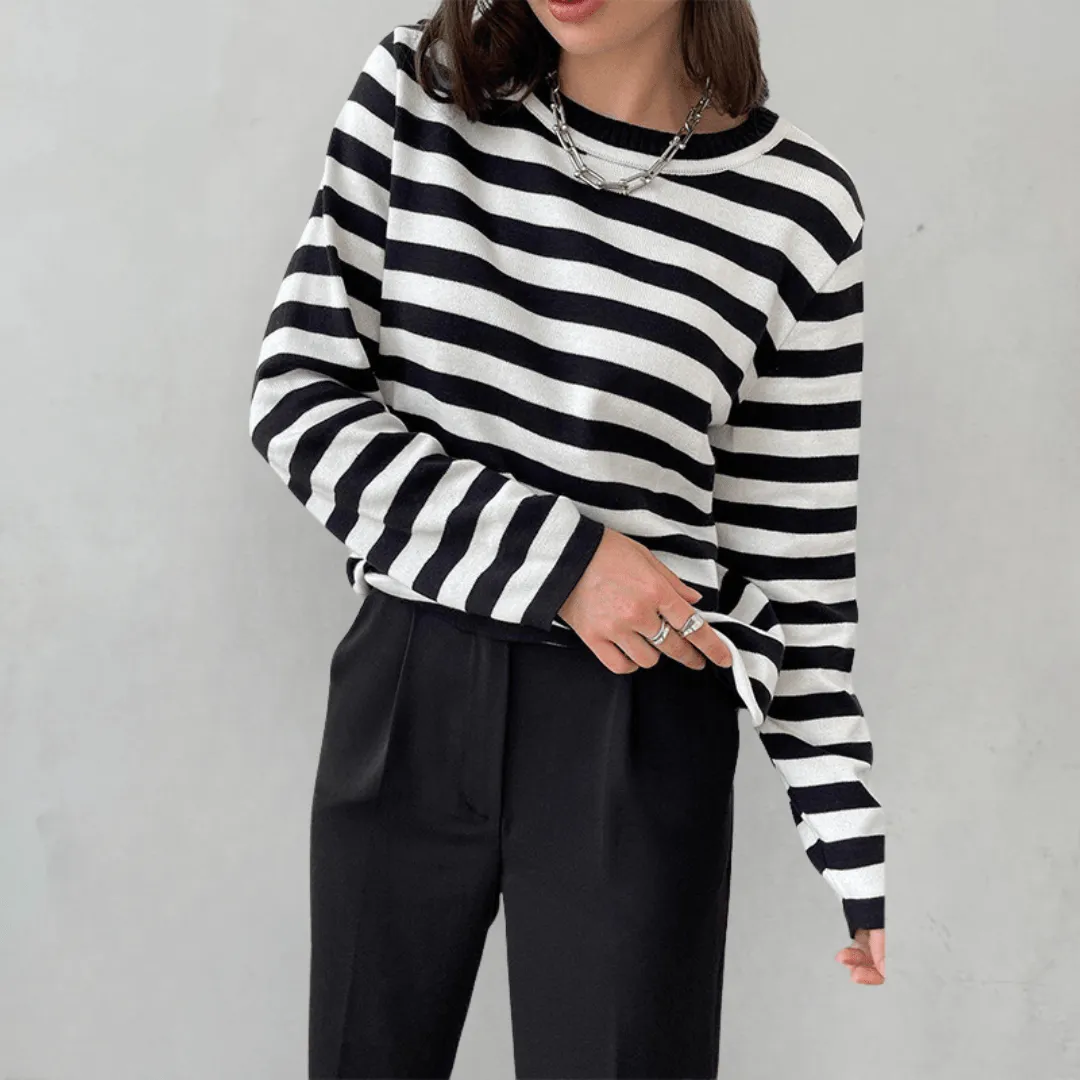 Stylish and Chic Striped Sweater for Women