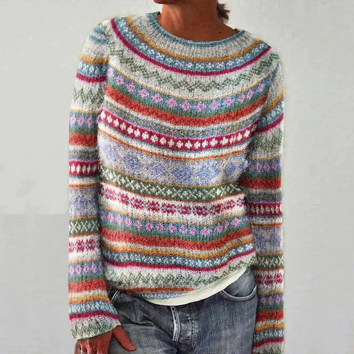 Stylish Lidia printed sweater