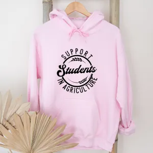 Support Students in Agriculture Hoodie (S-3XL) Unisex - Multiple Colors!
