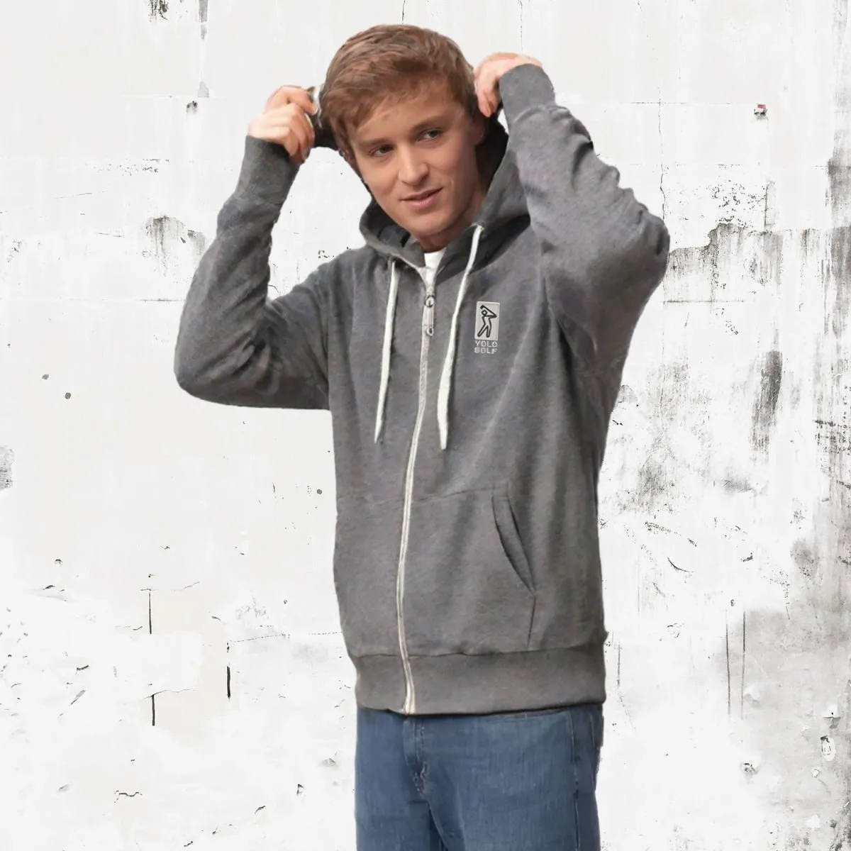 Swingman French Terry Heather Full-Zip Hoodie