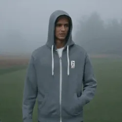 Swingman French Terry Heather Full-Zip Hoodie