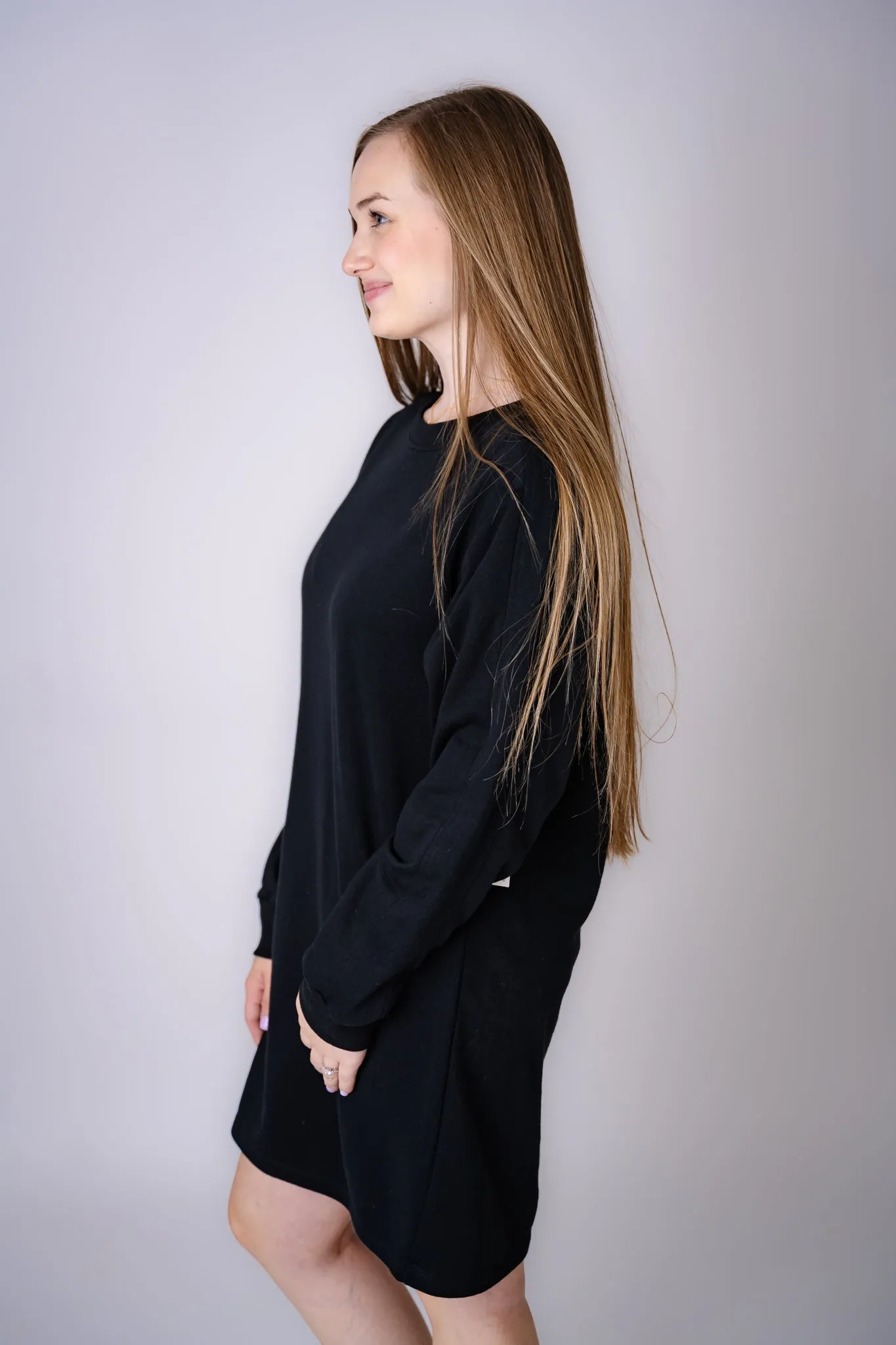 Terry Sweatshirt Dress