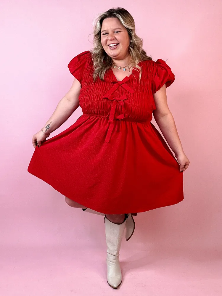 The Brandi Dress - Red