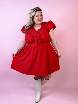 The Brandi Dress - Red