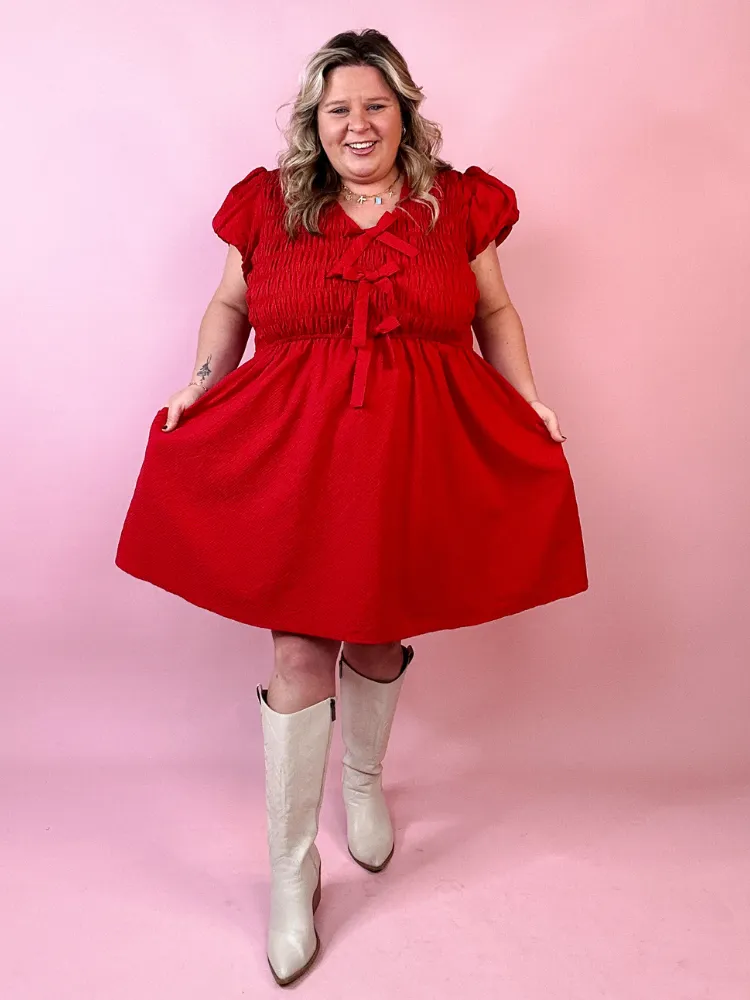 The Brandi Dress - Red