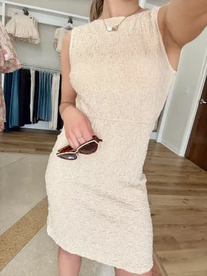 The Nina Dress- Beige