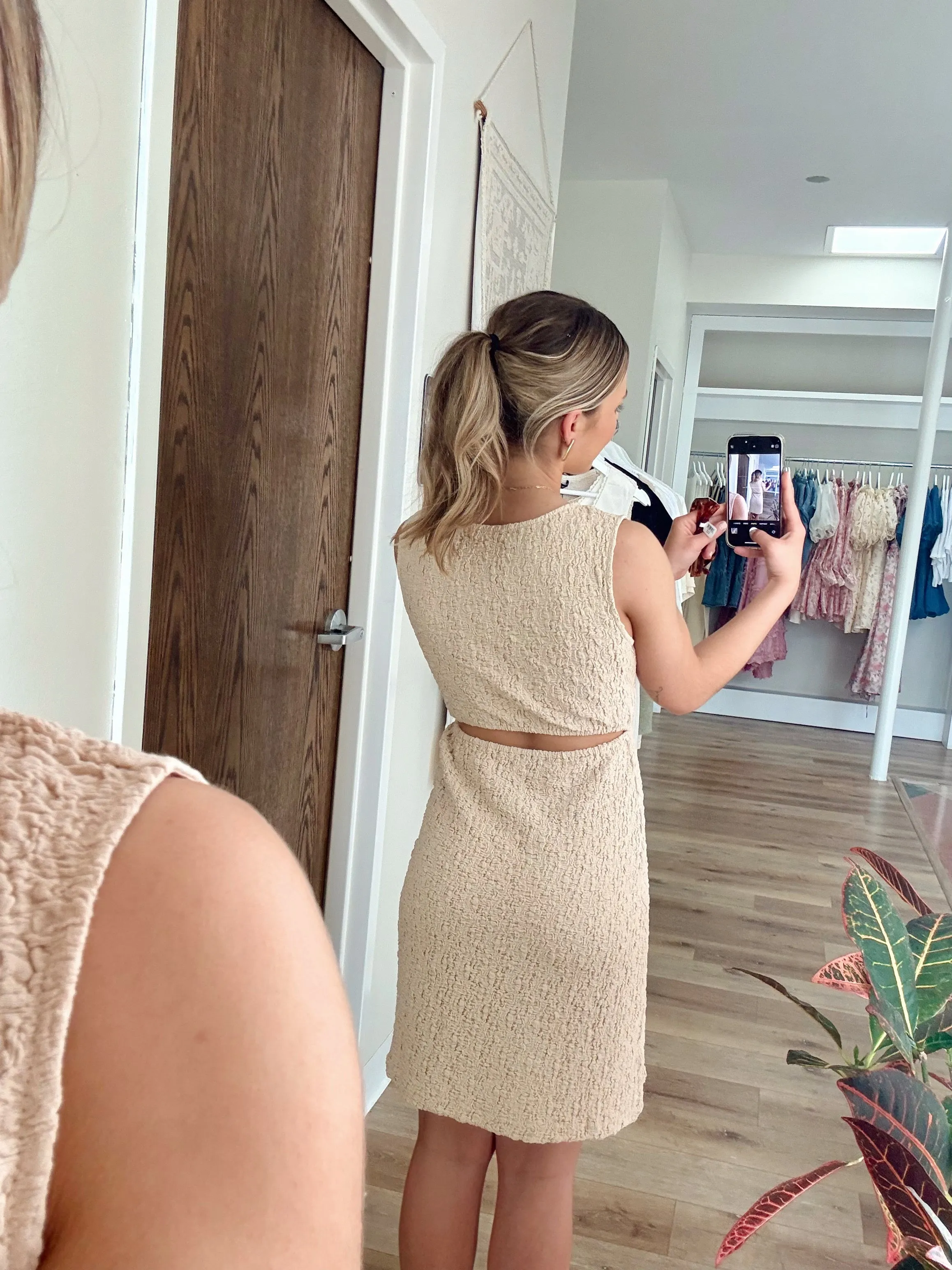 The Nina Dress- Beige