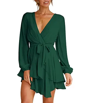 Tie Waist Flare Dress