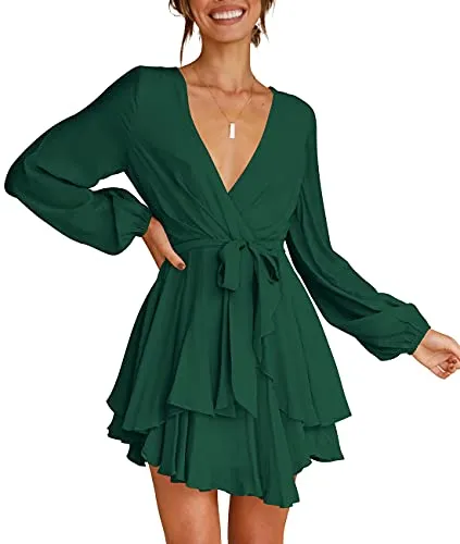 Tie Waist Flare Dress