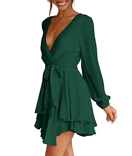 Tie Waist Flare Dress
