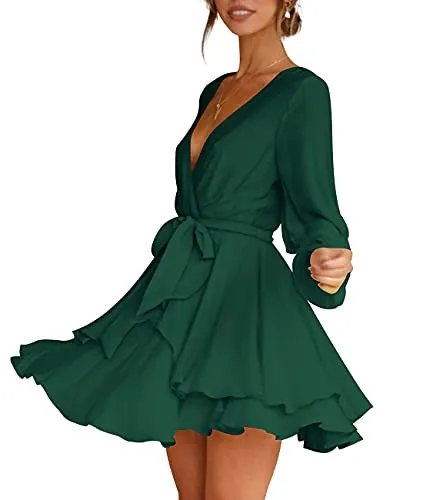 Tie Waist Flare Dress
