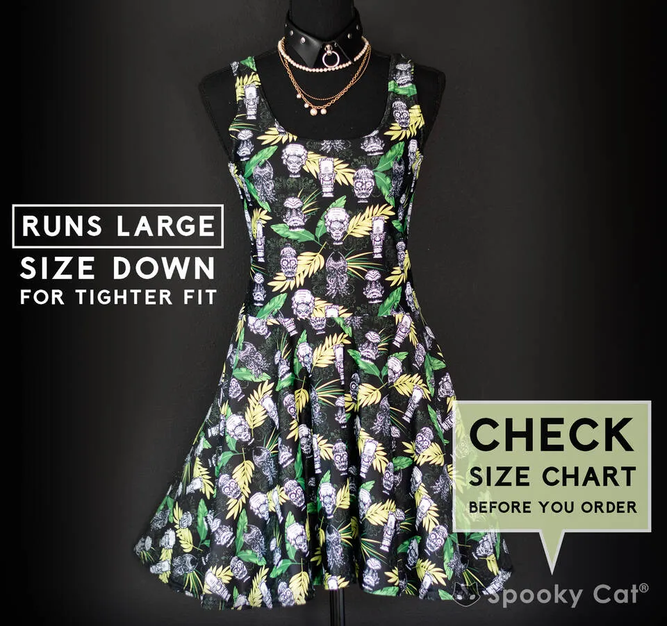 Tiki Totem Skater Dress