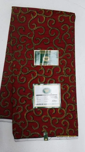 Unique Designed Body Print Original Fabrics - Chocolate Color