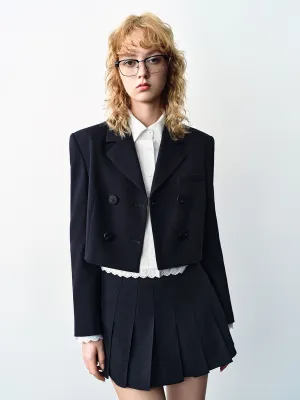 V-Neck Straight Blazers