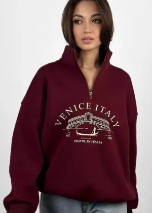 Venice Italia Quarter-Zip Sweatshirt