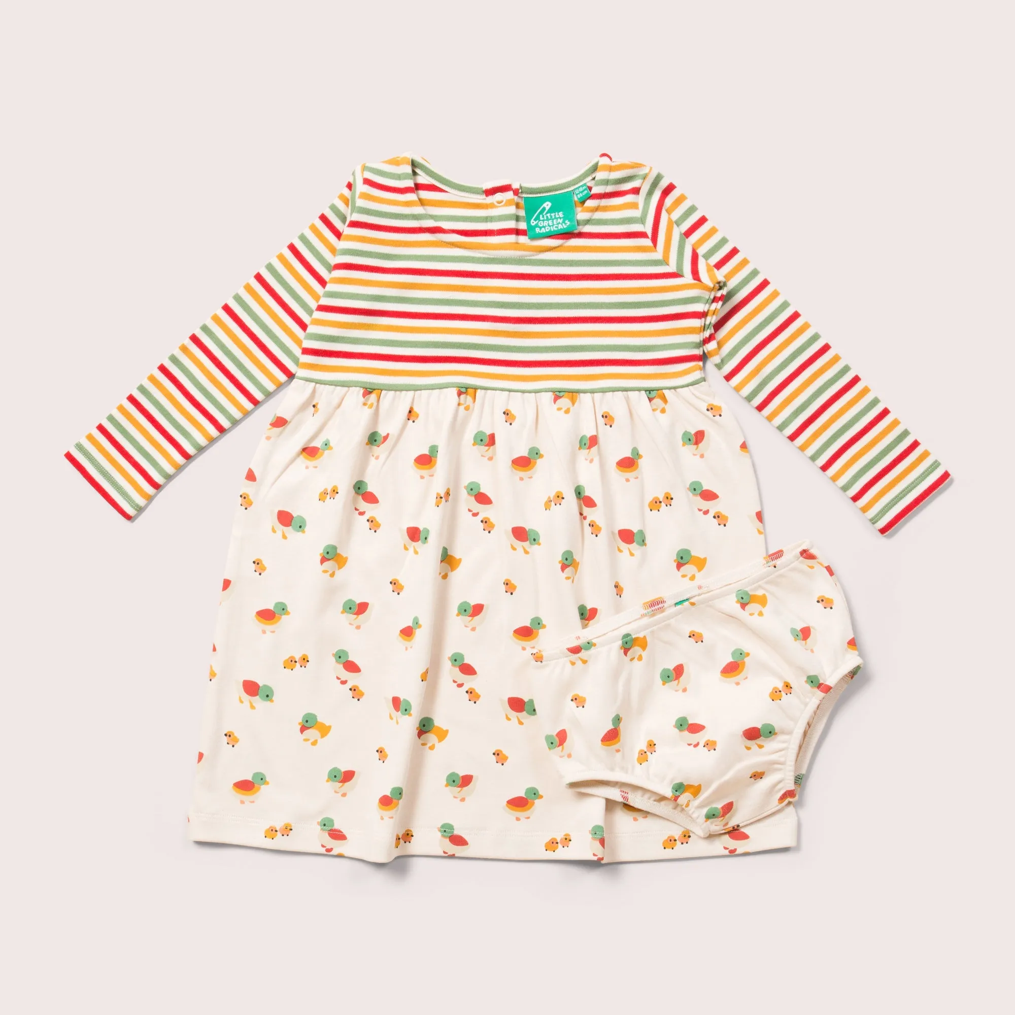 Weather For Ducks Easy Peasy Long Sleeve Dress
