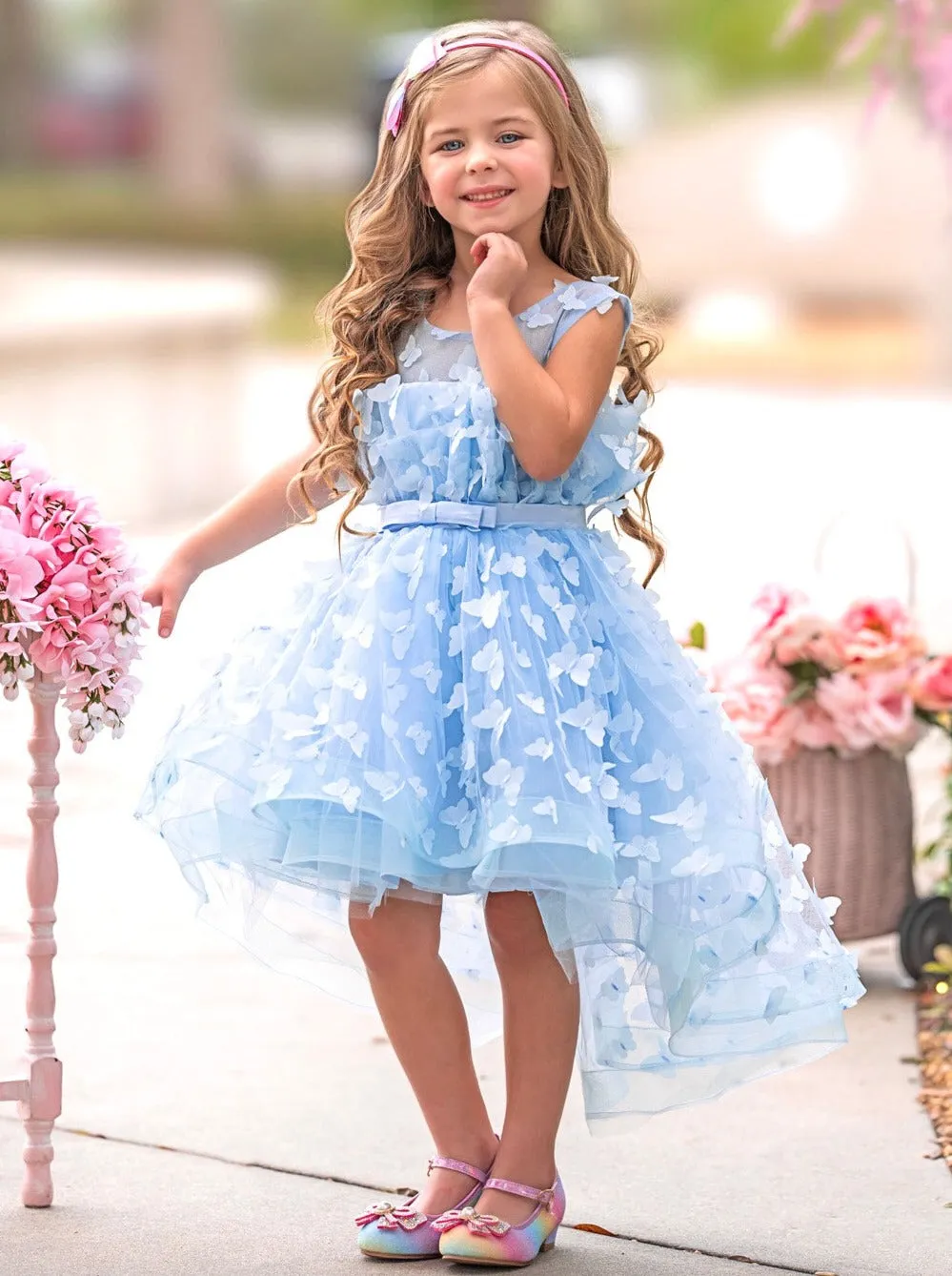 When Dreams Come True Blue Butterfly Dress