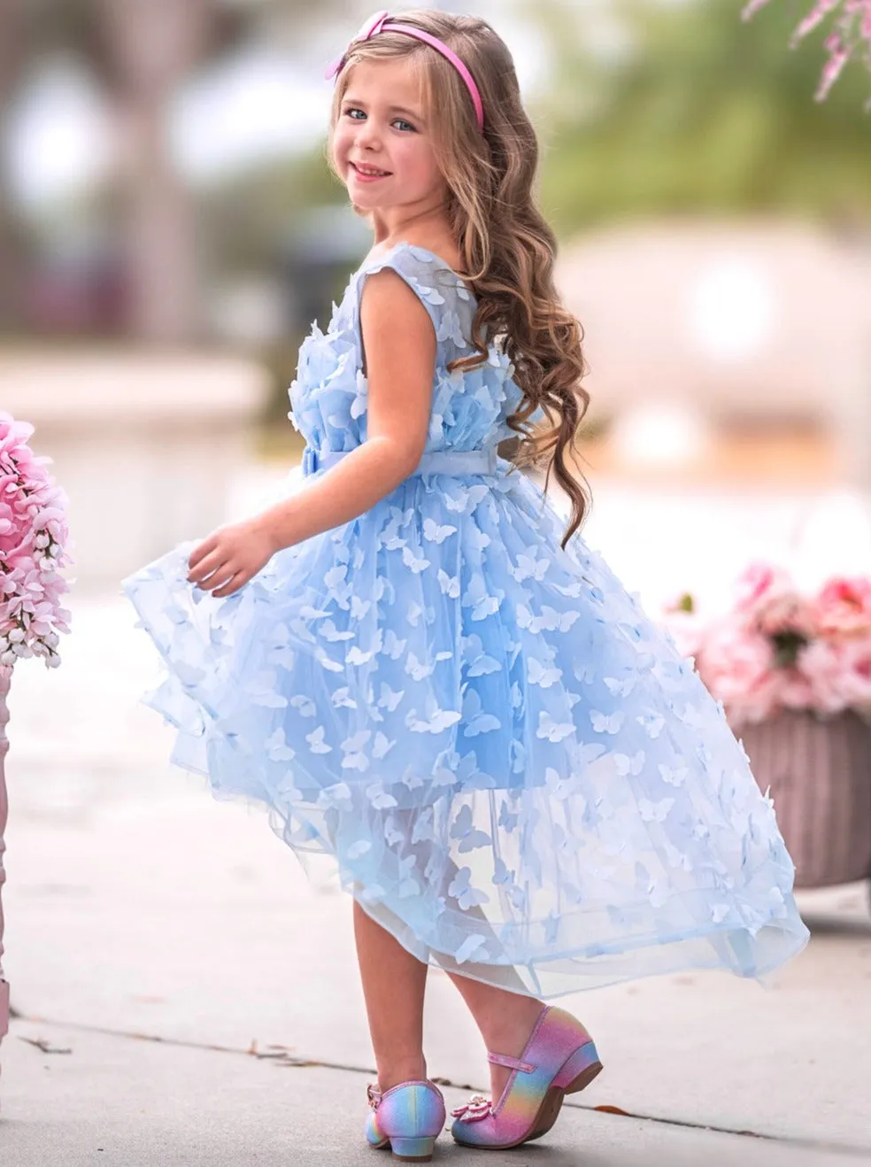 When Dreams Come True Blue Butterfly Dress