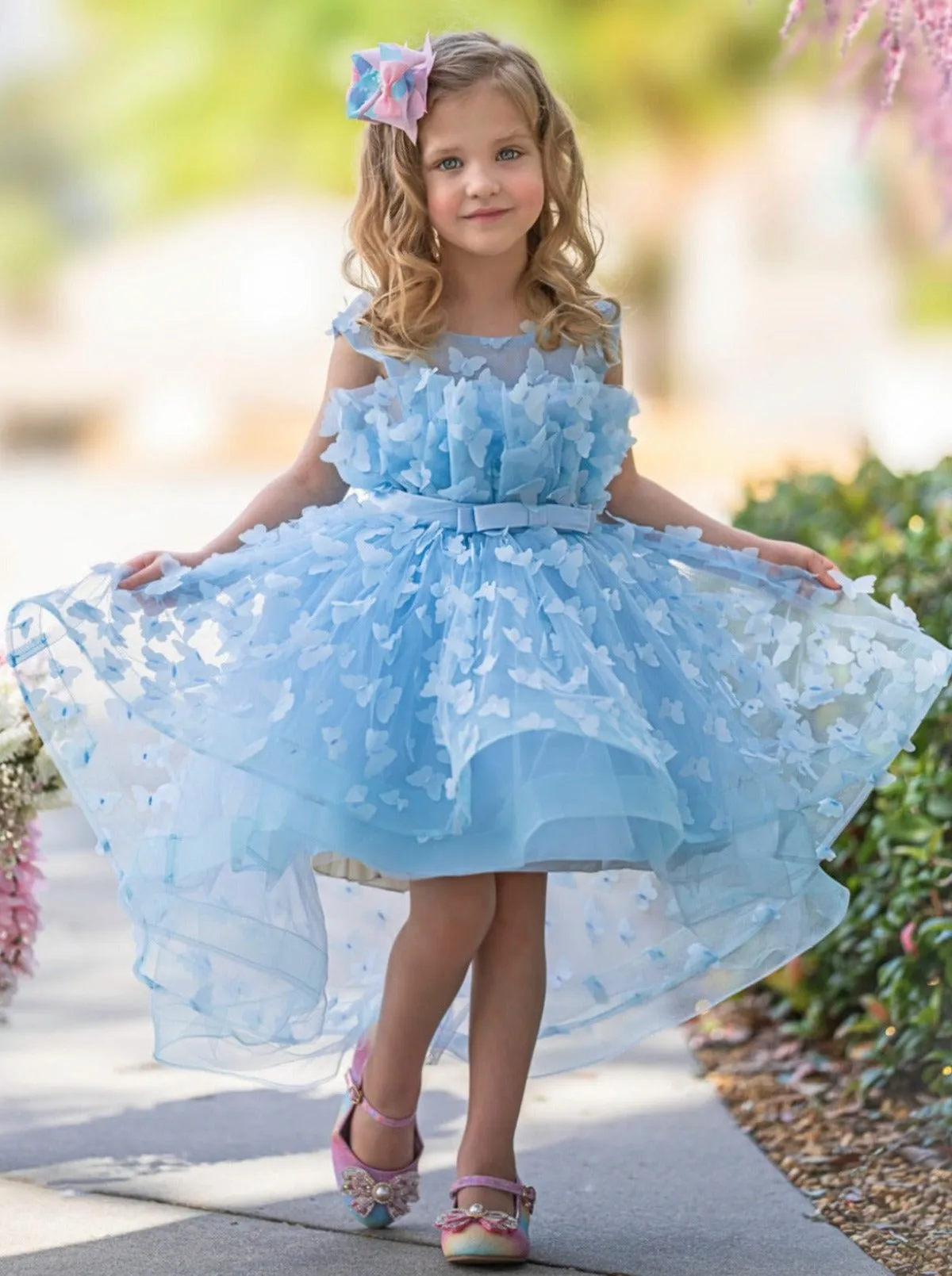 When Dreams Come True Blue Butterfly Dress