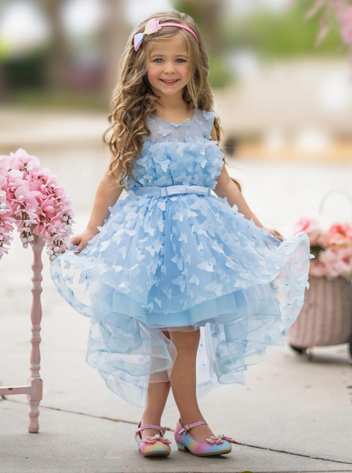 When Dreams Come True Blue Butterfly Dress