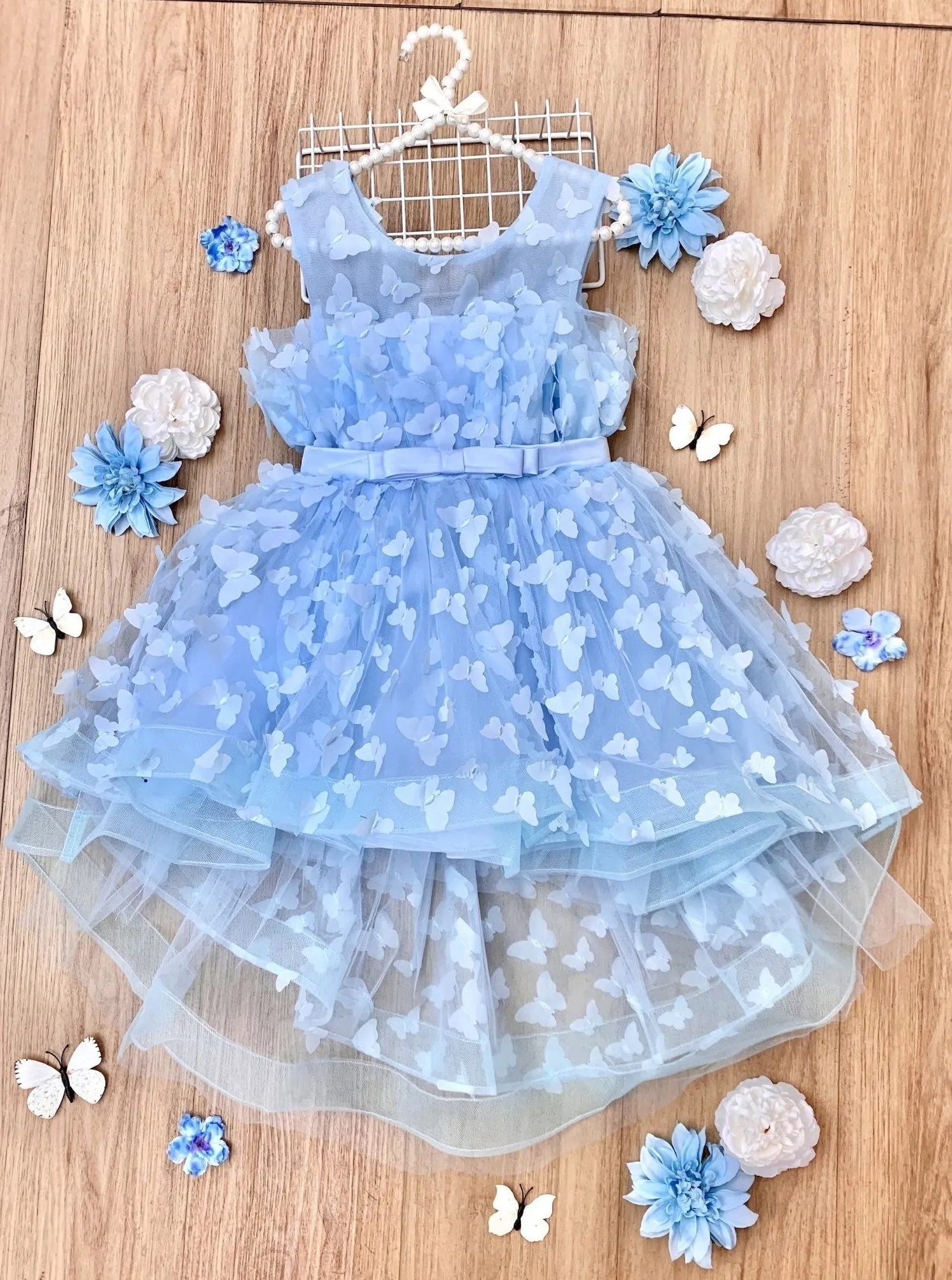 When Dreams Come True Blue Butterfly Dress