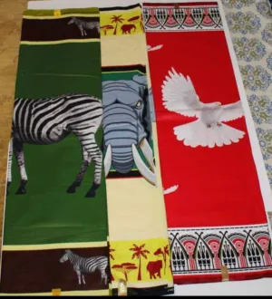 Wildlife Print Designed Original Fabrics - Mixed Color