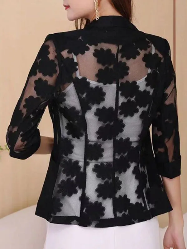 Women Clothing Summer Office Lady Work Wear Blazers