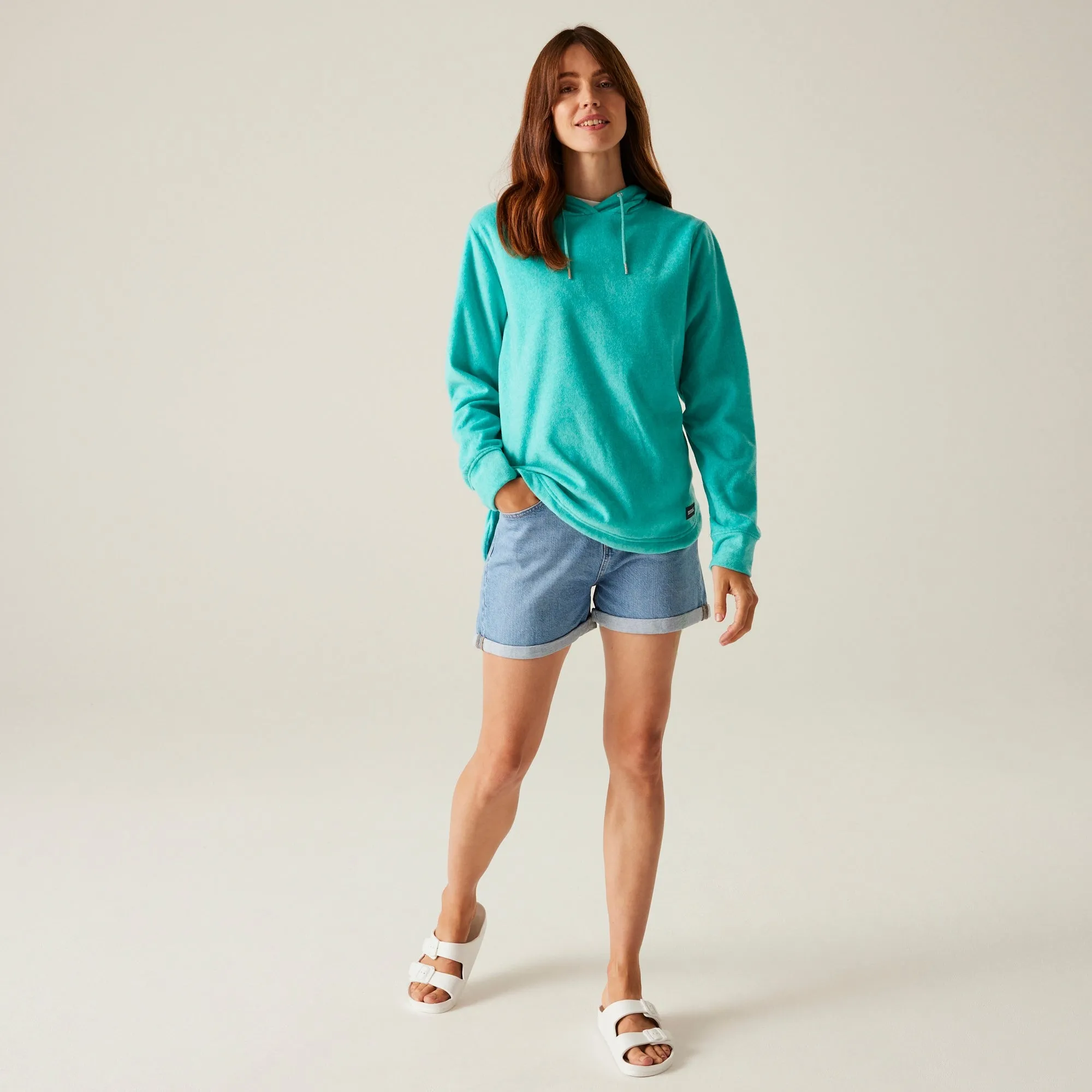 Women's Mayse Hoody | Turquoise Marl