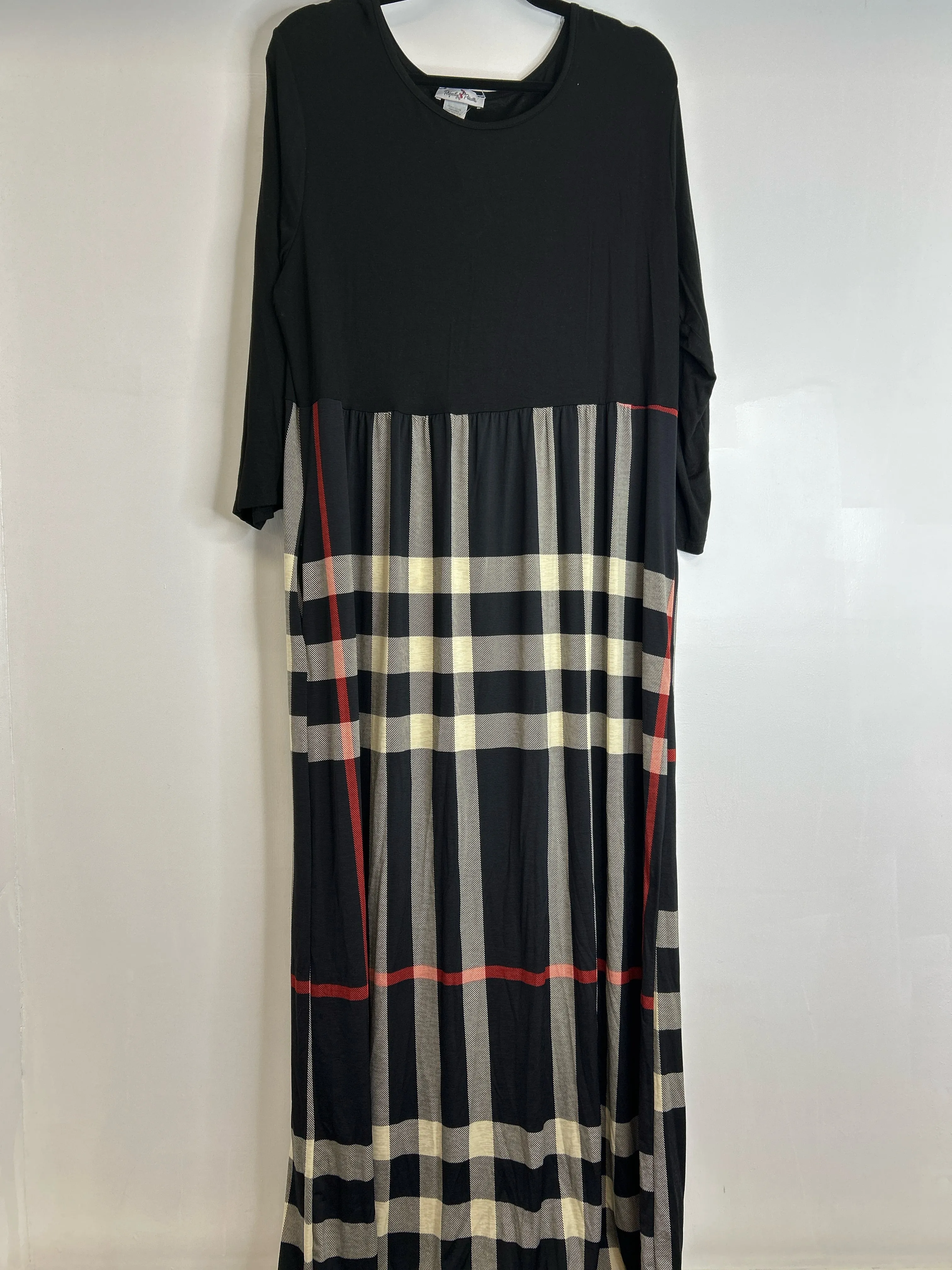 Womens Size 3XL Misses Black Perfectly Priscilla Dress