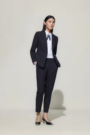 Wool-Blend Suit Blazer