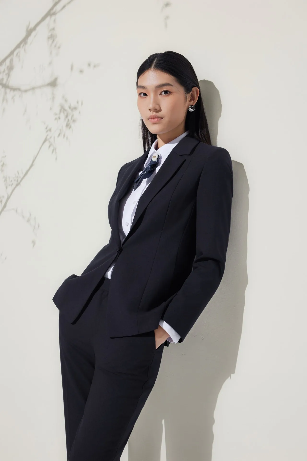 Wool-Blend Suit Blazer