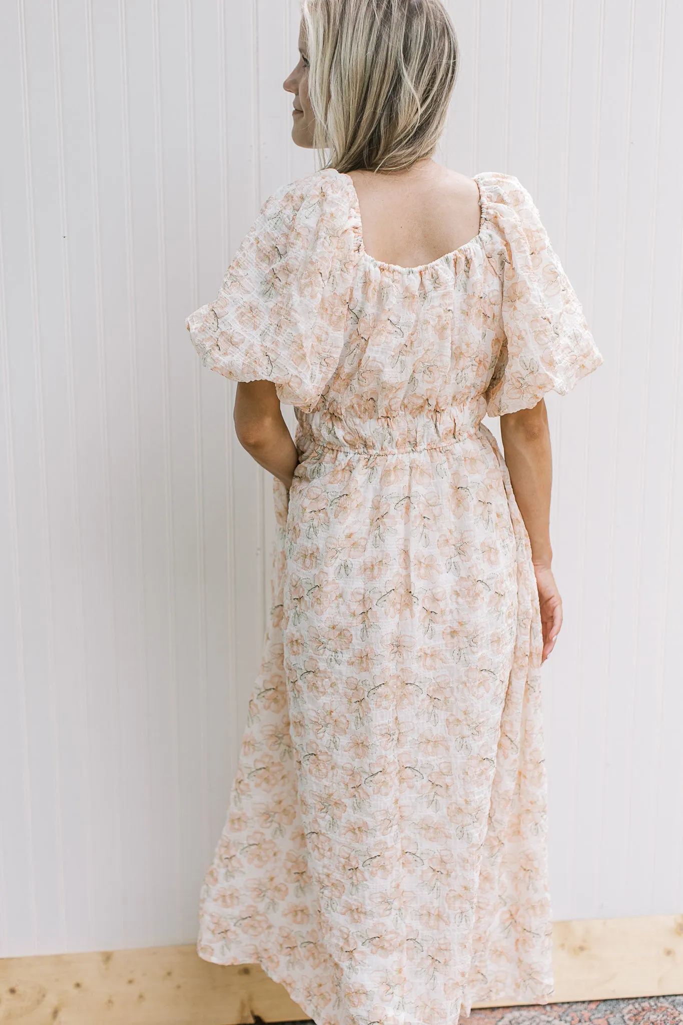 X Just Peachy Maxi Dress