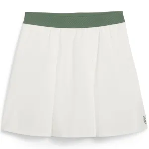 X QGC Pleated Skirt Warm White
