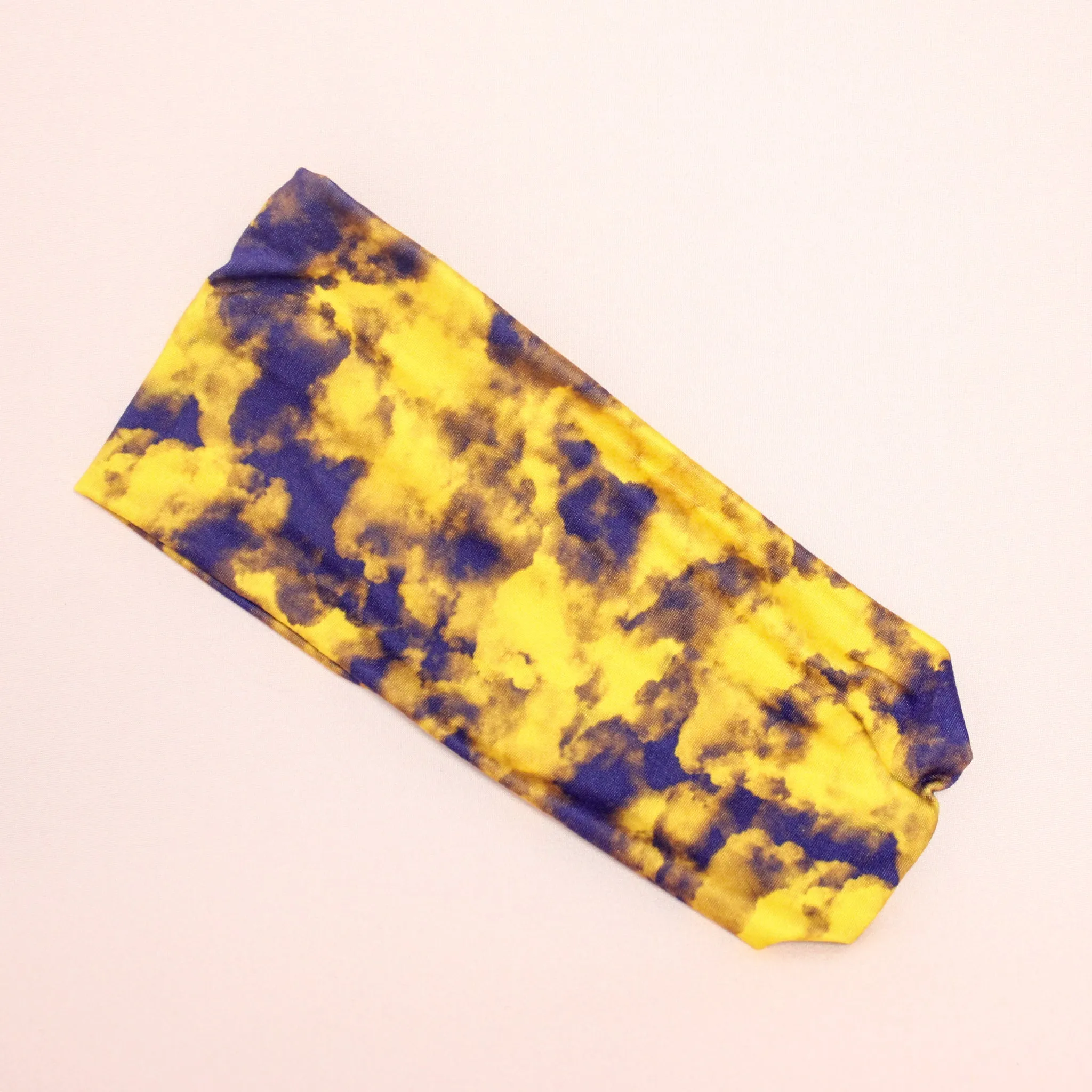 Yellow and Purple Stretch Headband